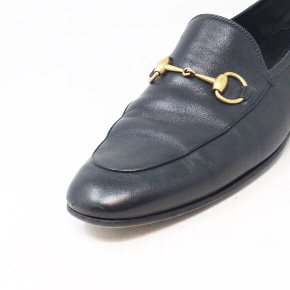Gucci #2TUQLF Mens Jordaan Horsebit Loafers Size 10 - Picture 5 of 8